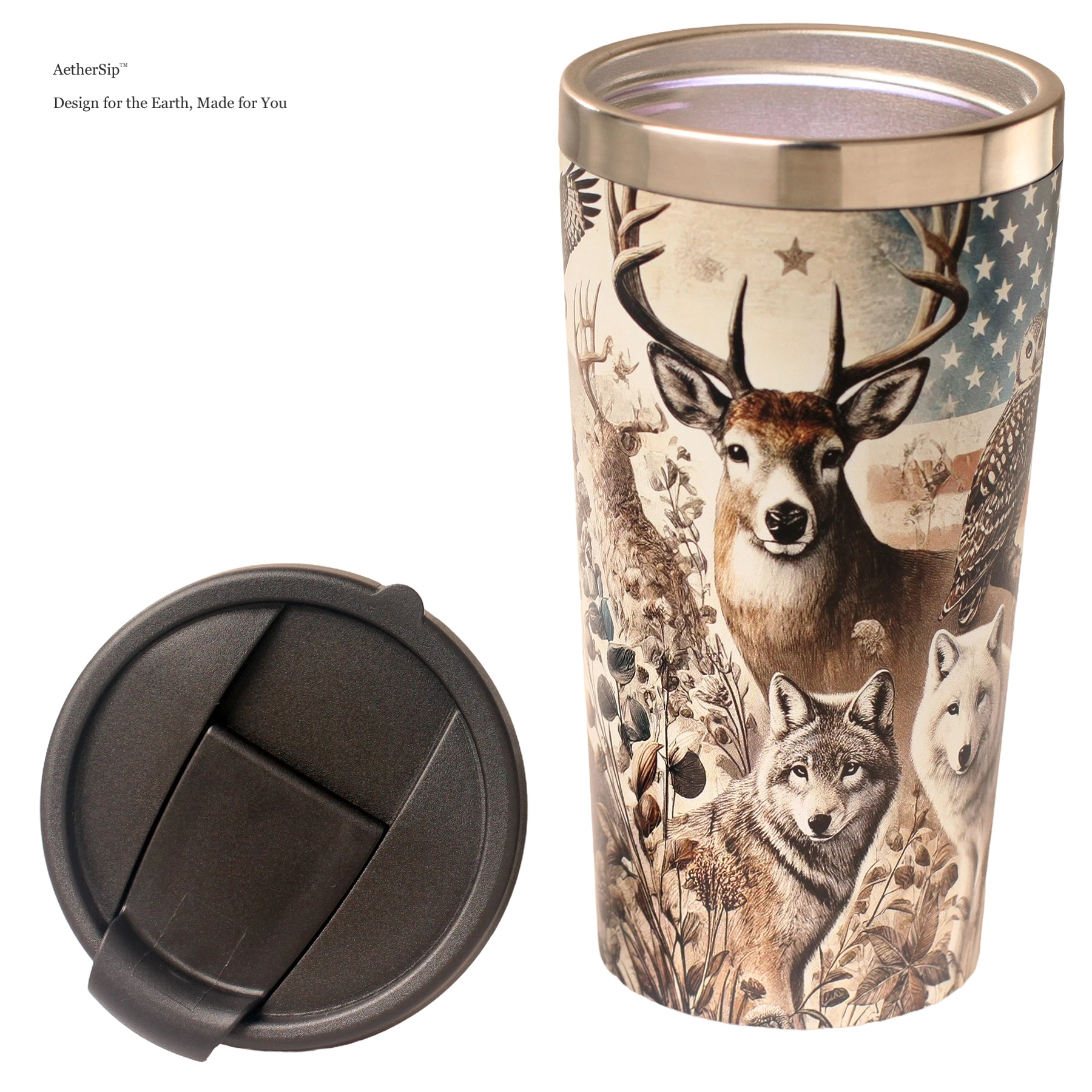 Animal-Themed Travel Mug Alternate View 2