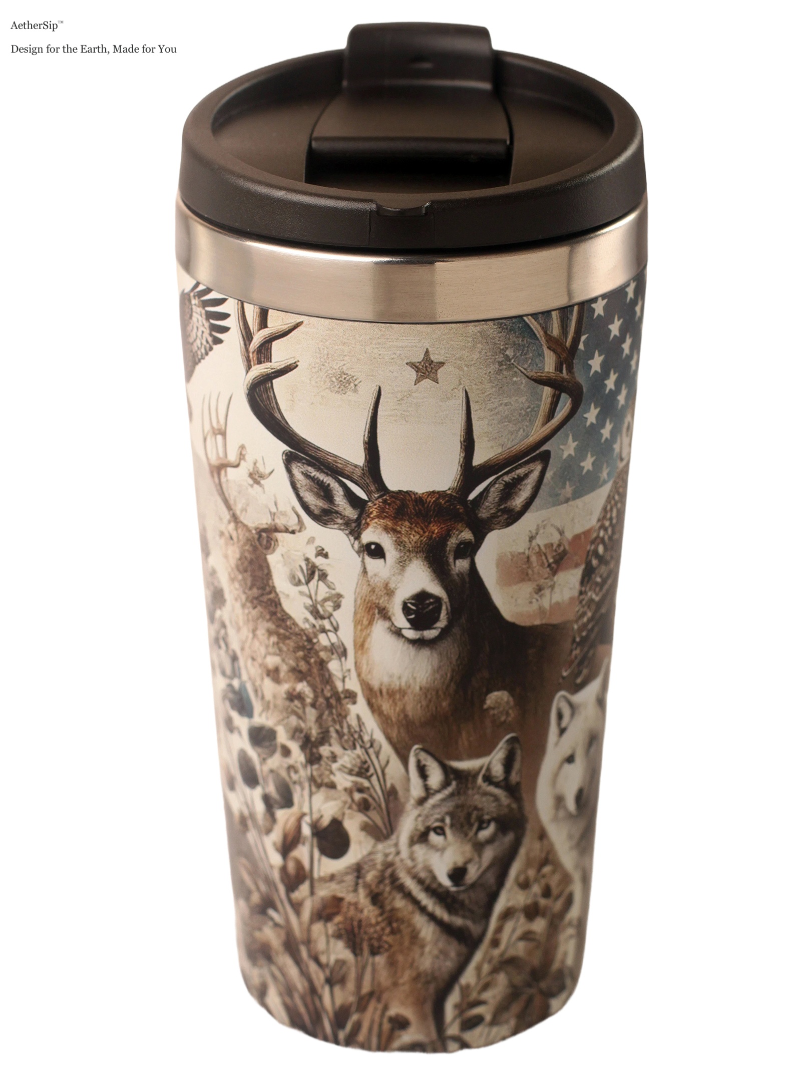 Animal-Themed Travel Mug Alternate View 1