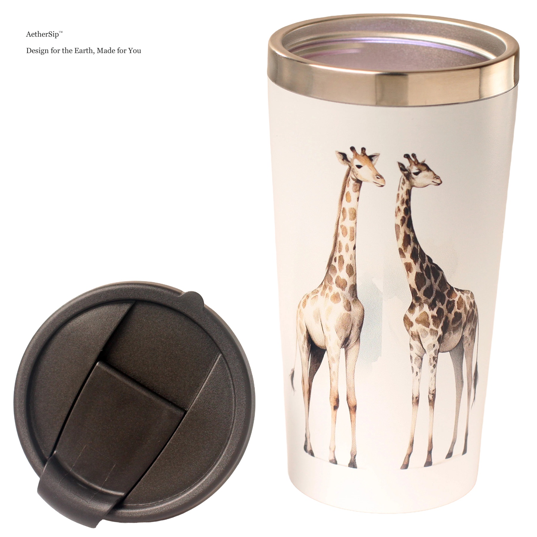 Giraffe-Themed Coffee Mug Alternate View 2