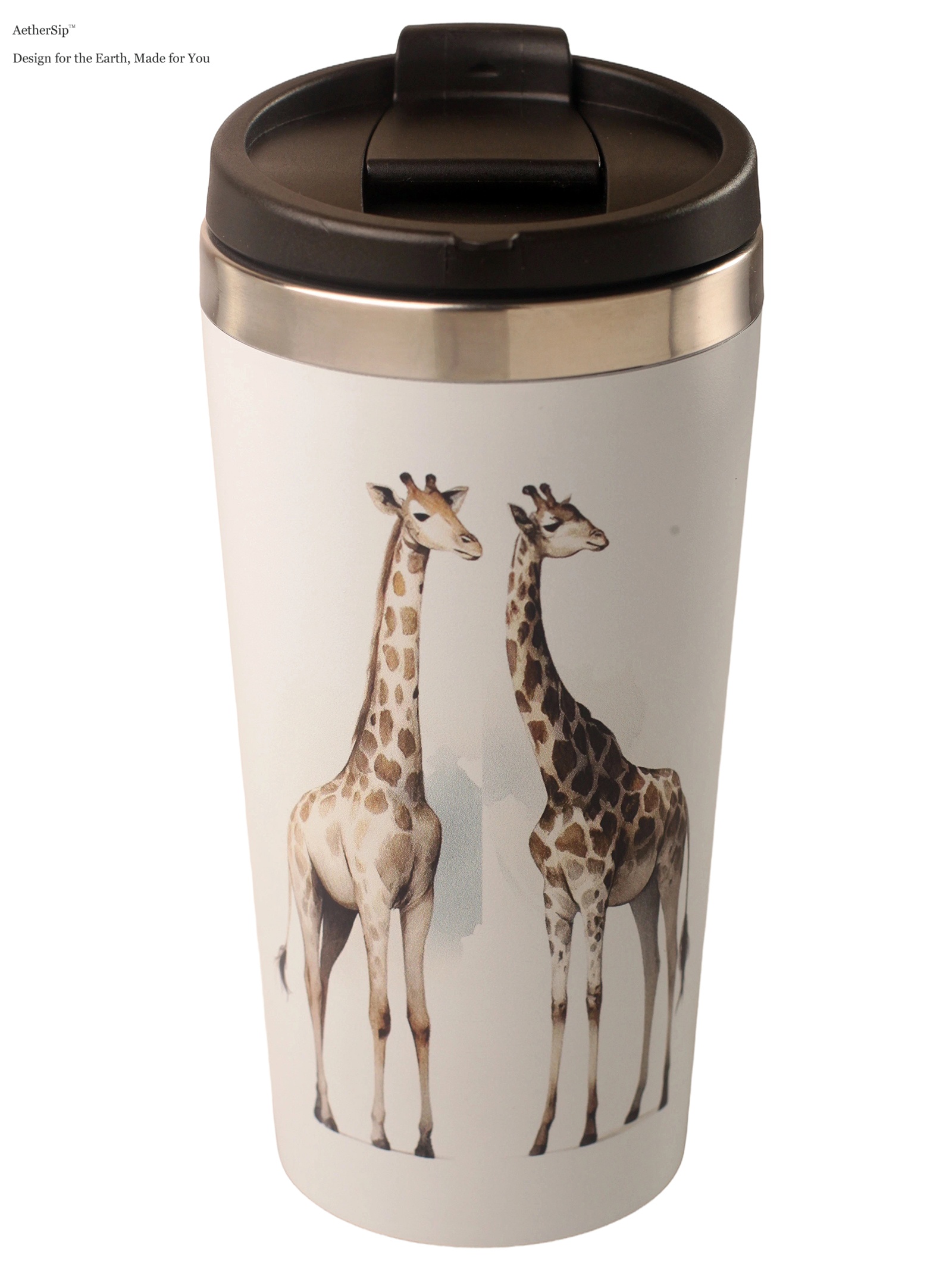 Giraffe-Themed Coffee Mug Alternate View 1