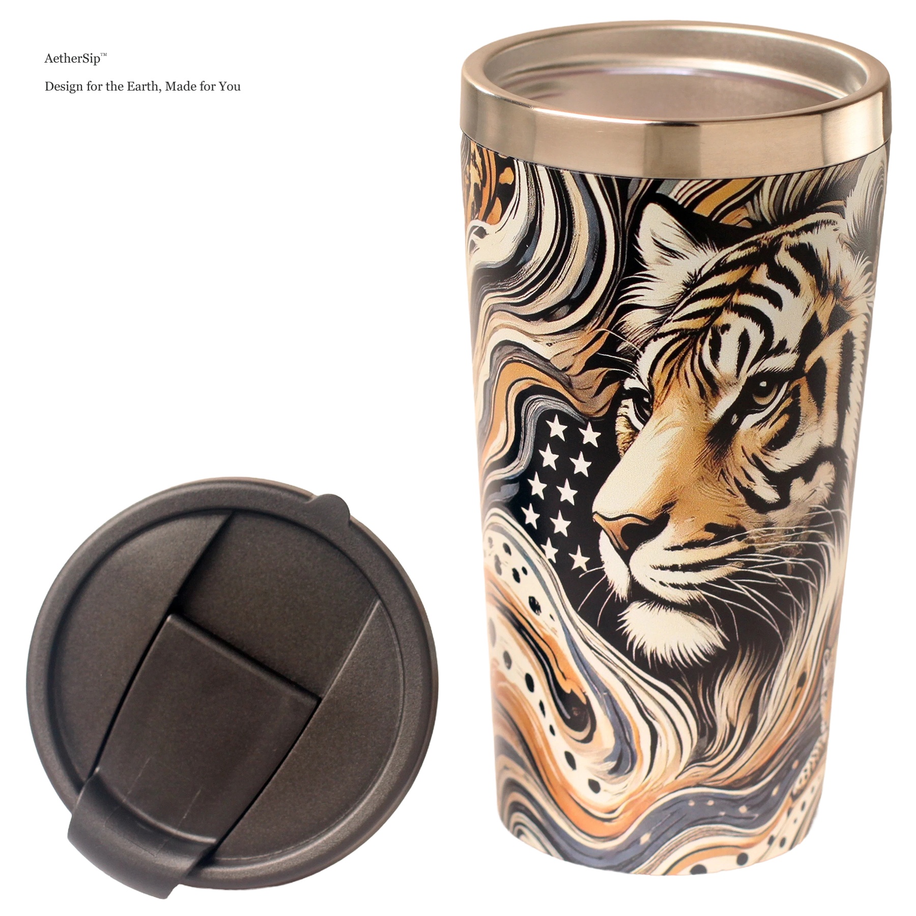 Animal Print-Themed Travel Mug Alternate View 2