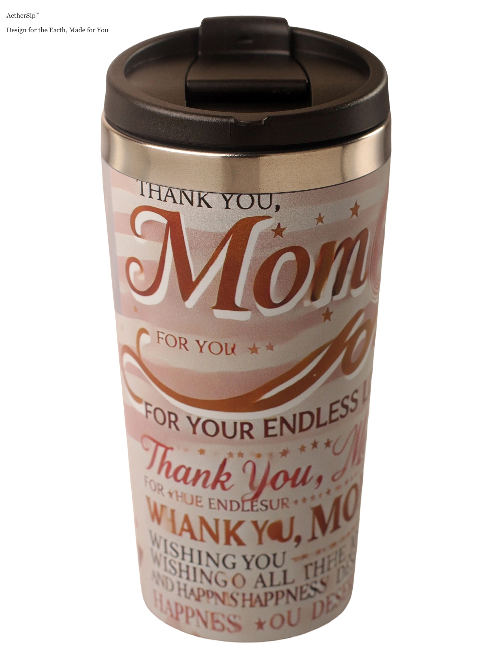 Mother's Blessing-Themed Travel Mug Alternate View 1